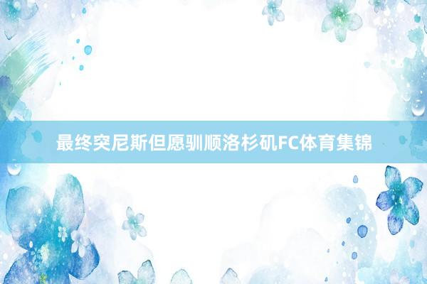 最终突尼斯但愿驯顺洛杉矶FC体育集锦