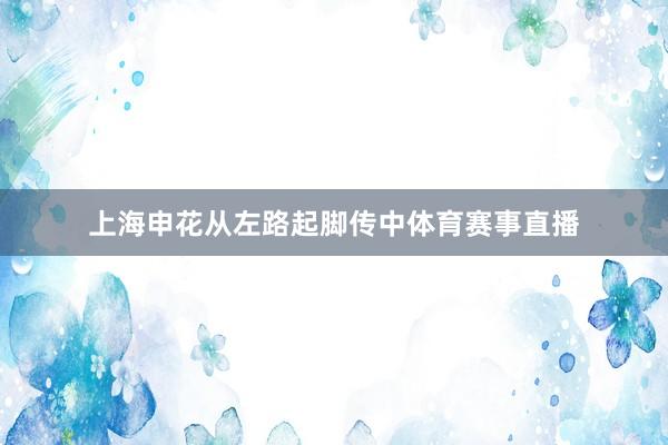 上海申花从左路起脚传中体育赛事直播