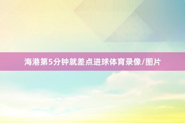 海港第5分钟就差点进球体育录像/图片