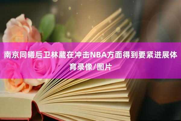 南京同曦后卫林葳在冲击NBA方面得到要紧进展体育录像/图片