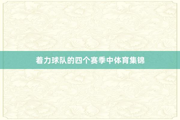 着力球队的四个赛季中体育集锦