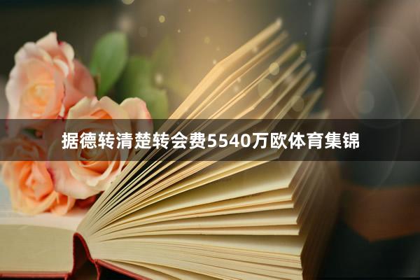 据德转清楚转会费5540万欧体育集锦