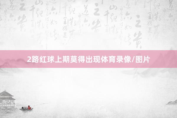 2路红球上期莫得出现体育录像/图片