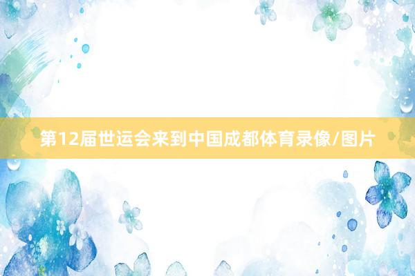 第12届世运会来到中国成都体育录像/图片