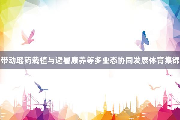 带动瑶药栽植与避暑康养等多业态协同发展体育集锦