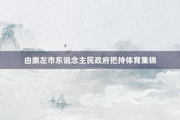 由崇左市东说念主民政府把持体育集锦