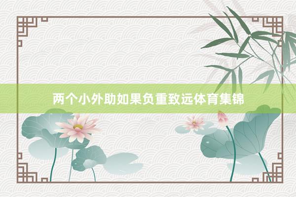 两个小外助如果负重致远体育集锦