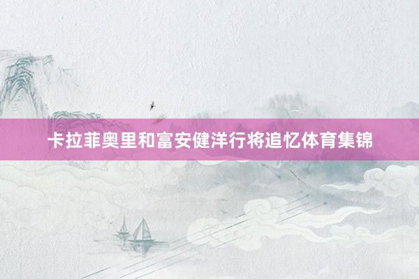 卡拉菲奥里和富安健洋行将追忆体育集锦