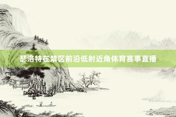 瑟洛特在禁区前沿低射近角体育赛事直播