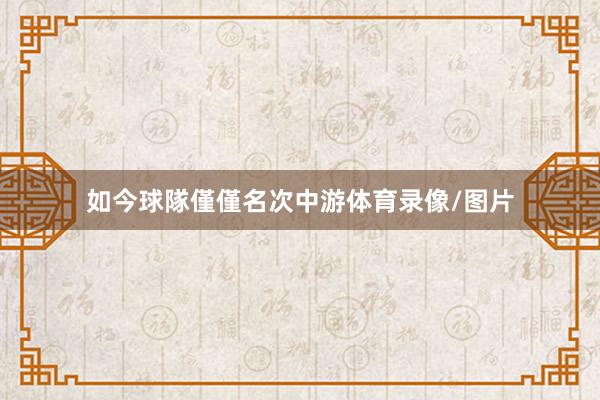 如今球隊僅僅名次中游体育录像/图片