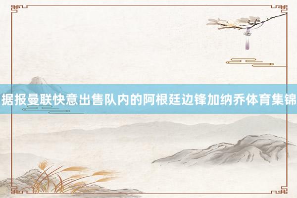 据报曼联快意出售队内的阿根廷边锋加纳乔体育集锦