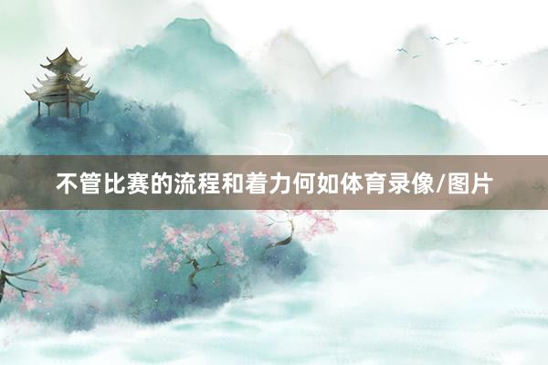 不管比赛的流程和着力何如体育录像/图片