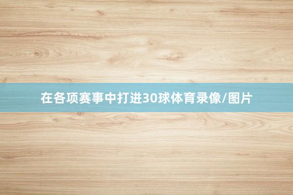 在各项赛事中打进30球体育录像/图片