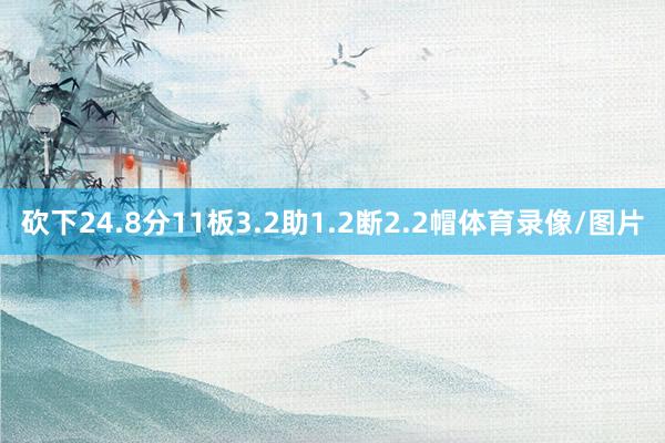 砍下24.8分11板3.2助1.2断2.2帽体育录像/图片