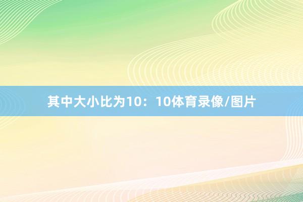 其中大小比为10:10体育录像/图片